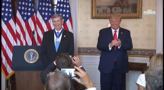Jim Ryun Receives Presidential Medal of Freedom Image