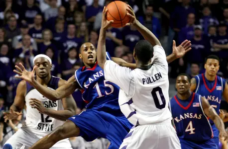 Rush Leads Kansas To 88-74 Basketball Victory Against Kansas State Image