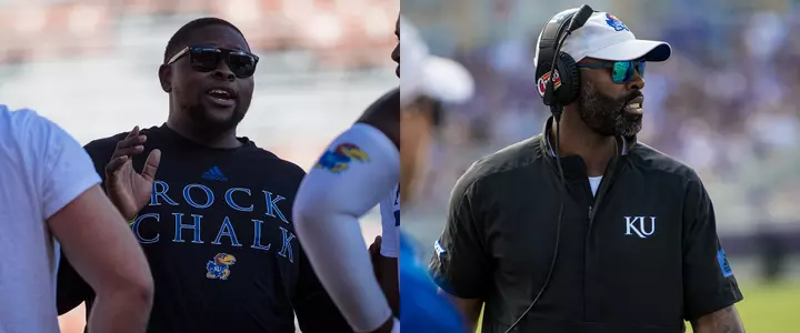 Kansas Football Extends Contracts for Drake and Jackson through 2021 Season Image