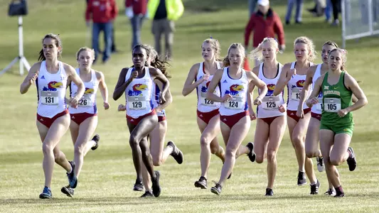 Five KU runners earn All-Big 12 honors; Women take third at Big 12 Championship Image