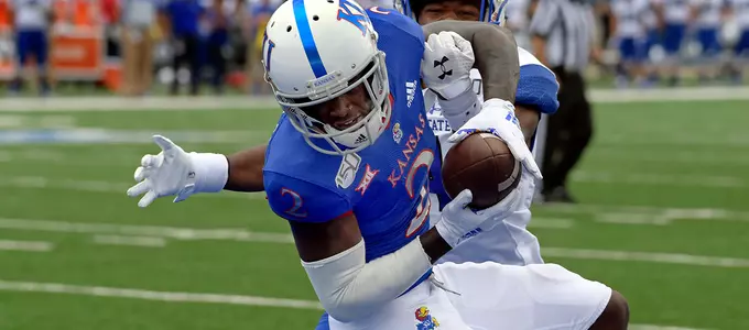 Late Kansas touchdown earns first victory in Miles era Image
