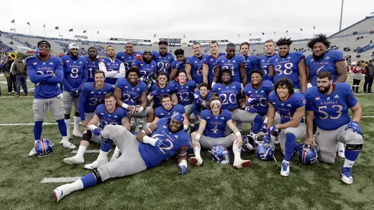 Jayhawks fall to No. 11 Texas, 24-17, on Senior Day Image