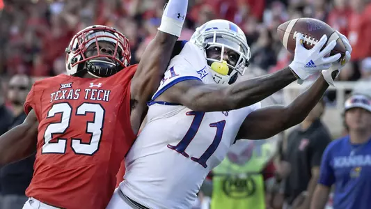 Kansas falls to Texas Tech, 48-16 Image