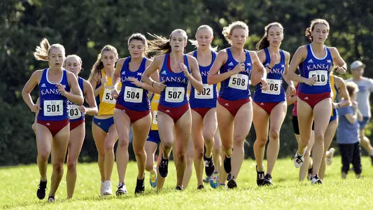 Kansas cross country sweeps Bob Timmons Classic Image