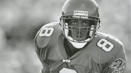 Kansas mourns the loss of football alumnus Kwamie Lassiter Image