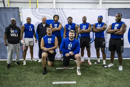 Eight Jayhawks Participate in Kansas Football Pro Day Friday Image