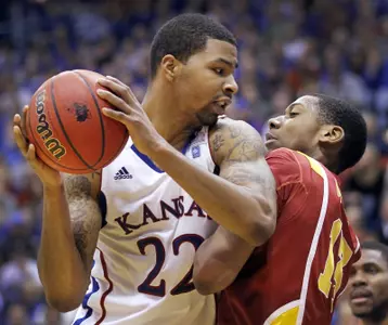 Marcus Morris Career Night Lifts No. 3 Kansas Over Iowa State in Conference Opener Image