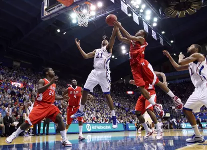 No. 3 Kansas Dominates Inside On Way To 83-56 Win Over Miami (Ohio) Image