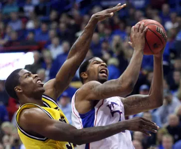 Marcus Morris' Career Day Powers No. 1 Kansas Past Michigan Image