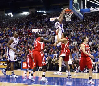 No. 8 Kansas Coasts Past Nebraska, 92-39 Image