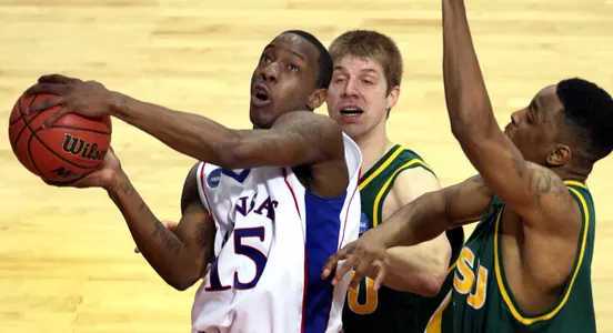 Kansas Thunders Past Bison, 84-74, to Advance to NCAA Second Round Image