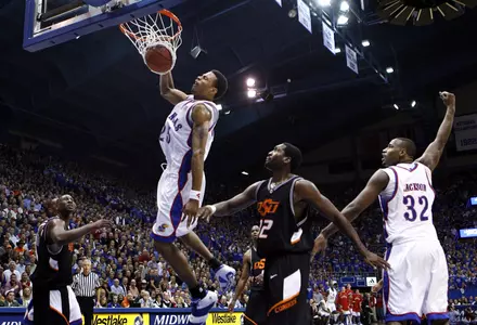 Jayhawks Cruise Past No. 9 Oklahoma State, 87-57 Image