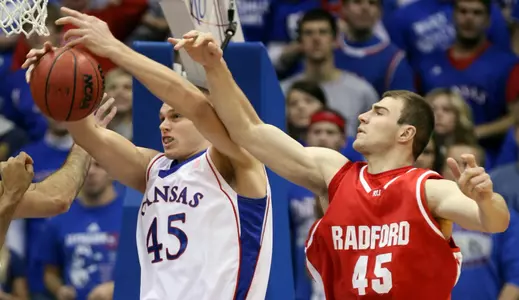 Top-Ranked Jayhawks Knock Off Radford, 99-64 Image