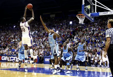 Jayhawks Defeat Rhode Island, 80-69 Image
