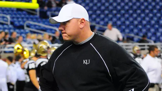 Beaty hires A.J. Ricker to coach the KU offensive line Image