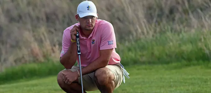 Kluver, Sigel Lead Jayhawks in 2nd Round in Wisconsin Image