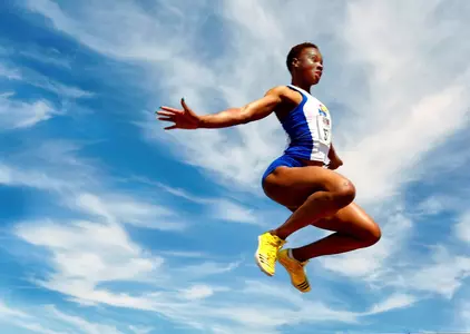 Simpson Wins Jamaican Long Jump Title Image