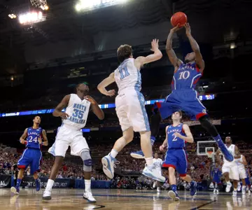 Jayhawks Advance To Final Four With 80-67 Win Over North Carolina Image