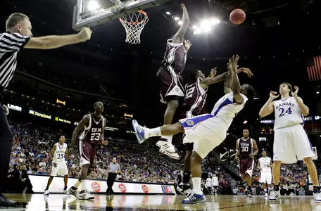 Little Helps Jayhawks To 73-53 Basketball Win Vs. Texas A&M Image