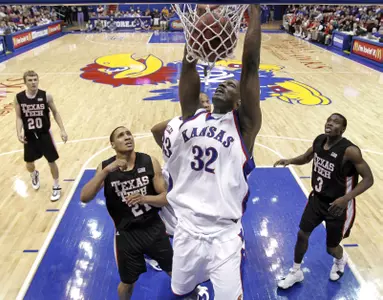 KU Cruises Past Red Raiders, 86-52 Image