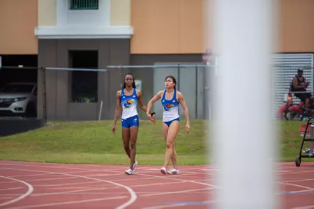 Gibson Breaks School Record in Outdoor Debut, Leads Charge at UCF Image