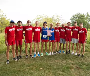 Jayhawk Men Finish First at Woody Greeno/Jay Dirksen Invitational Image