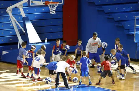 Limited space available for Kansas Men’s Basketball Holiday Clinic Dec. 27 Image