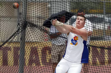 Dudarev shatters Kansas hammer throw record at Sun Angel Image