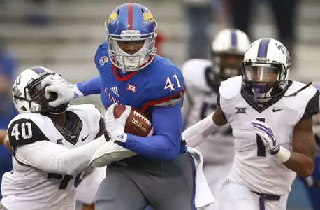 Jayhawks Fall Short to No. 4 TCU on Senior Day, 34-30 Image