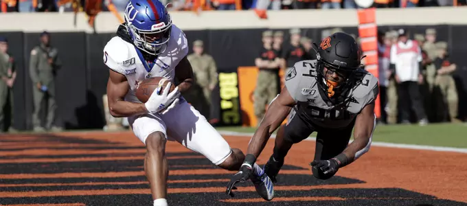 Jayhawks Fall at Oklahoma State, 31-13 Image