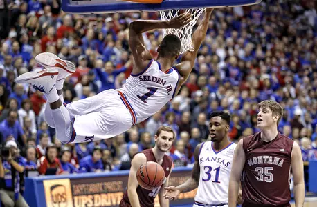 High-Flying Jayhawks Smother Montana, 88-46 Image