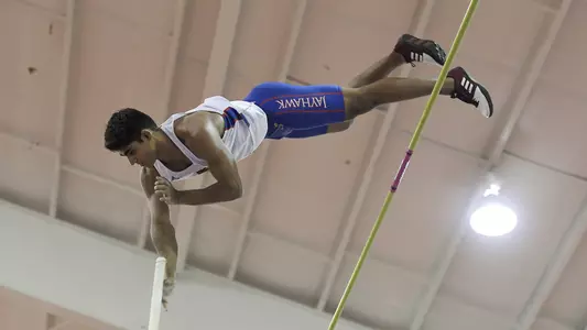 Kansas vaulters break facility record at Jayhawk Classic Image