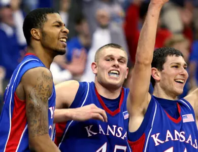 Aldrich Leads Kansas To 79-43 Victory Over Albany Image