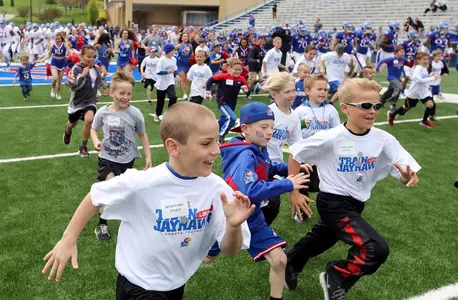 Day Full of Free Family-Friendly Activities Surrounds Kansas Football Spring Game Image