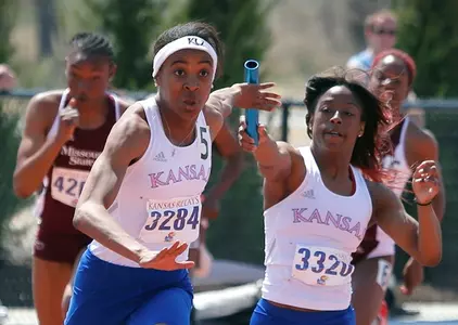 Jayhawks Send Two Relays to Nationals on Last Day of West Prelim Image