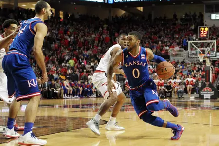 No. 1 Kansas Weathers Cold Start to Defeat Texas Tech, 69-59 Image