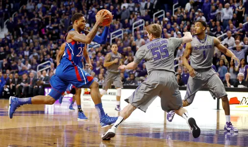 No. 3/2 Kansas Takes Round One, Wins at No. 11/13 Kansas State, 59-55 Image