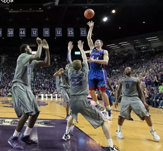 Kansas Basketball Suffers 84-68 Setback at Kansas State Image