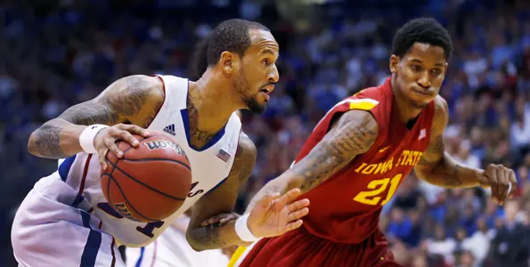 No. 10 Kansas Pulls Off Double-Digit Comeback, Defeats Iowa State, 82-73 Image