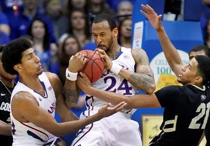 Jayhawks Race Past Buffaloes, 90-54 Image