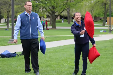 Jayhawks, Beaty Enjoy Student Appreciation Day Image