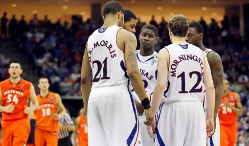 Morris Twins Lead Jayhawks To Sweet 16 In 73-59 Kansas Basketball Victory Against Illinois Image