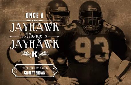 Once A Jayhawk, Always A Jayhawk: Gilbert Brown Image