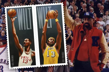 KU Legend Wilt Chamberlain to Appear on Postage Stamp Image
