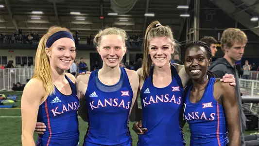 Kansas women's DMR breaks school record at Alex Wilson Invite Image