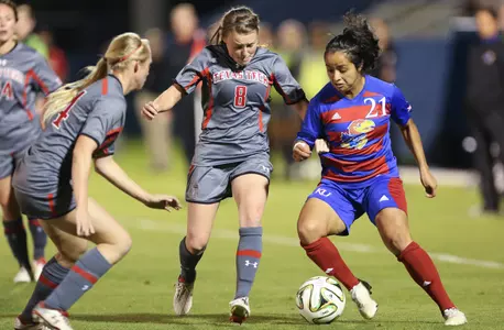 Jayhawks Fall to No. 21 Texas Tech, 1-0 Image