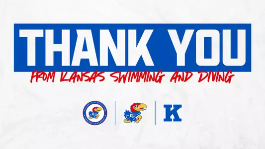 KU Swimming & Diving Concludes Match Challenge, Raises Over $96,000 Image
