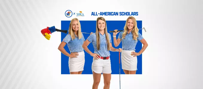 Three Jayhawks Named WGCA All-American Scholars Image