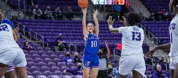 Jayhawks Continue Road Trip Wednesday Night at No. 13/12 Texas Image