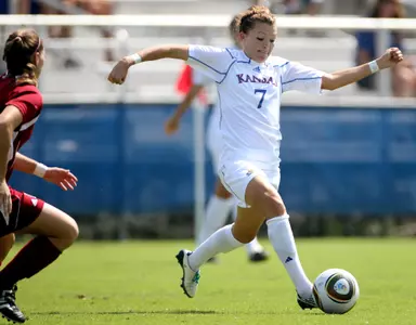 KU Soccer Edged 1-0 by Milwaukee in Overtime Image